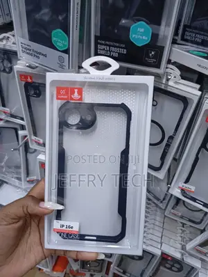 iPhone 16e Clear, Transparent Plastic Back Plate Case