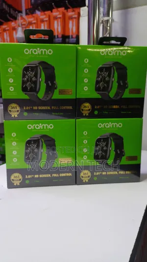Oraimo Watch 5 Lite 2.01" Hd Smart Watch.