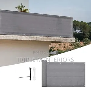 Reinforce-Edge Balcony Privacy Net Shield