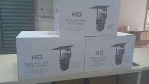 Ubox 4mp Solar Powered Dual Lens CCTV Camera