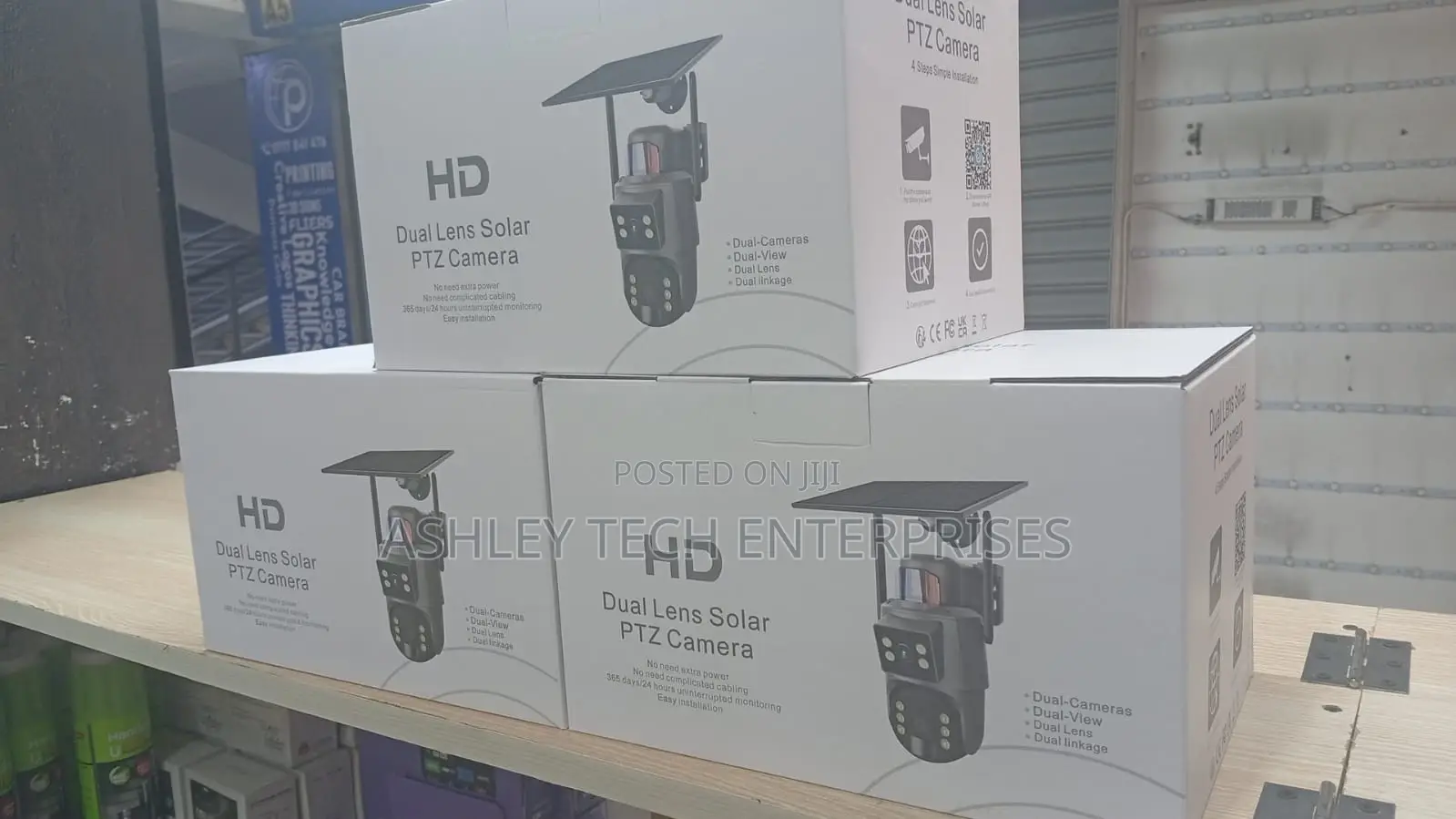 4mp Dual Lens Solar Security Camera – Ubox Smart Camera