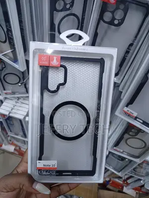 Samsung Galaxy Note 10 Built-in Black Magnetic Ring Case