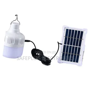 Portable Solar Led Bulb 20w With Usb Charging