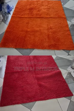 Minimalist Solid Plain Fluffy Floor Area Rug