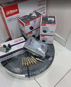 8 Channels Dahua 8 CCTV Cameras Full Hd 2mp CCTV Camera Kit