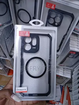 Oppo Reno 14 F Solid Black Cutout Frame Cover