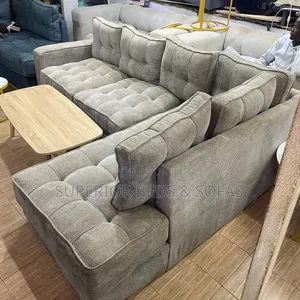 Tufted Lounge Corner Sofa (5-Seater)