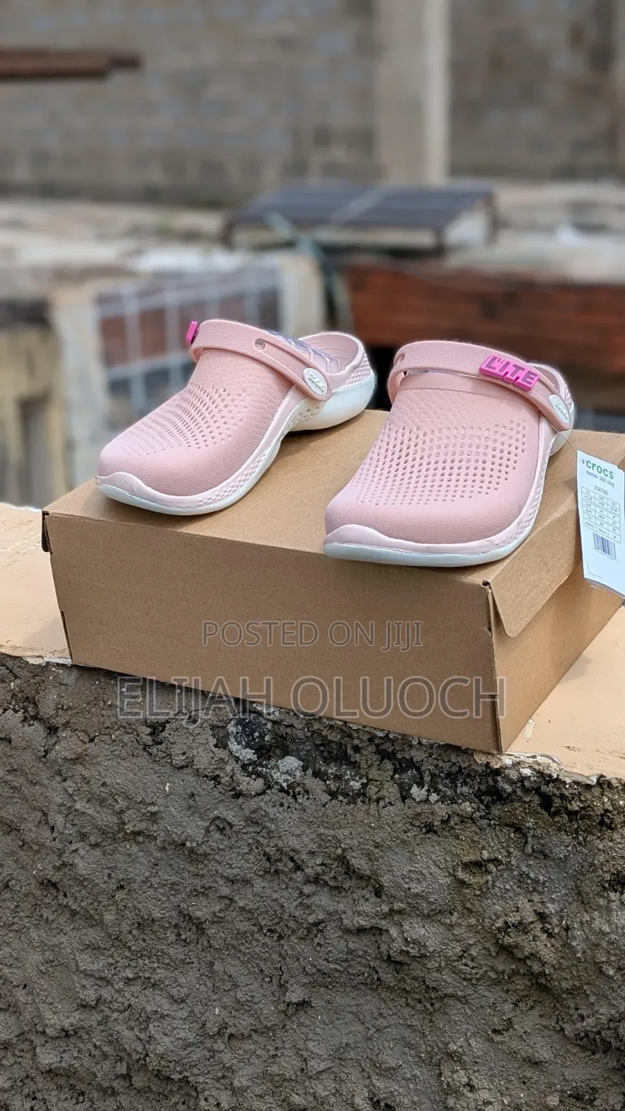Pink Literide Crocs Sandals
