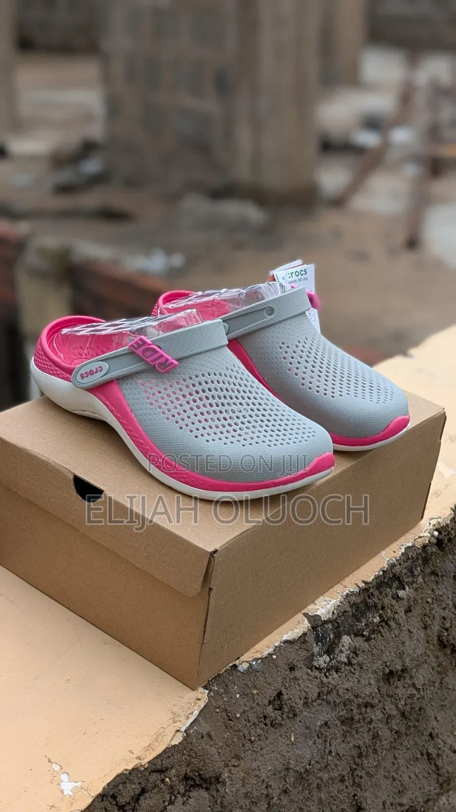 Pink Literide Crocs Sandals