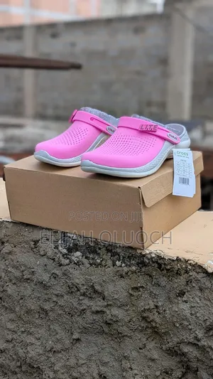 Pink Literide Crocs Sandals