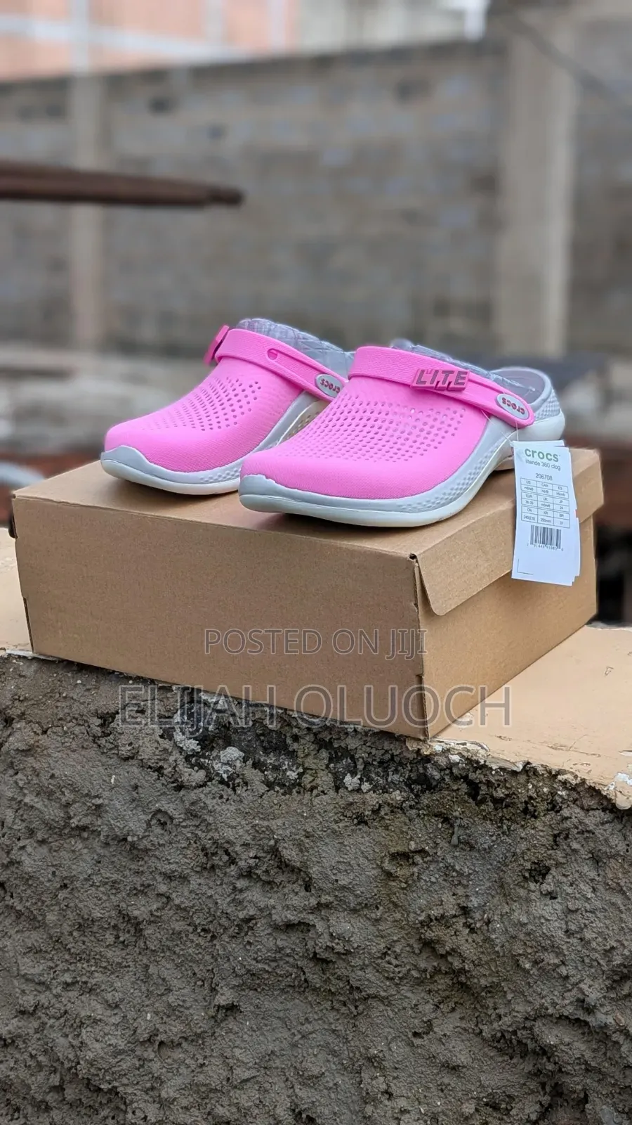 Pink Literide Crocs Sandals