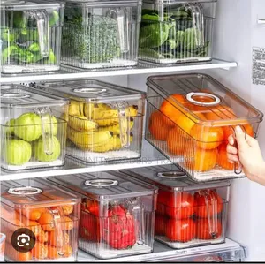Acrylic Food Fridge Container Organizer