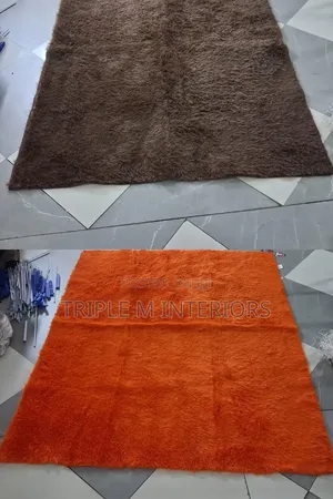 Premium Cushioned Plain Fluffy House Decor Rug