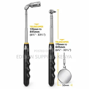 Tolsen 2pcs Telescopic Inspection Tool Magnetic Pick Up Tool
