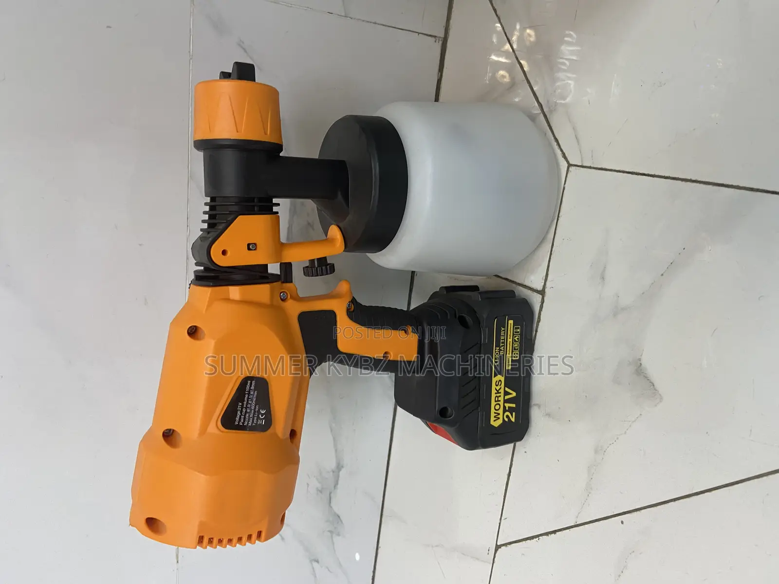 Cordless Paint Electric Sprayer 21v (Works)