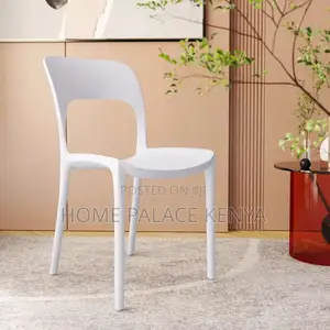 Plastic Chair: Nordic Style Stackable Plastic Dining Chair