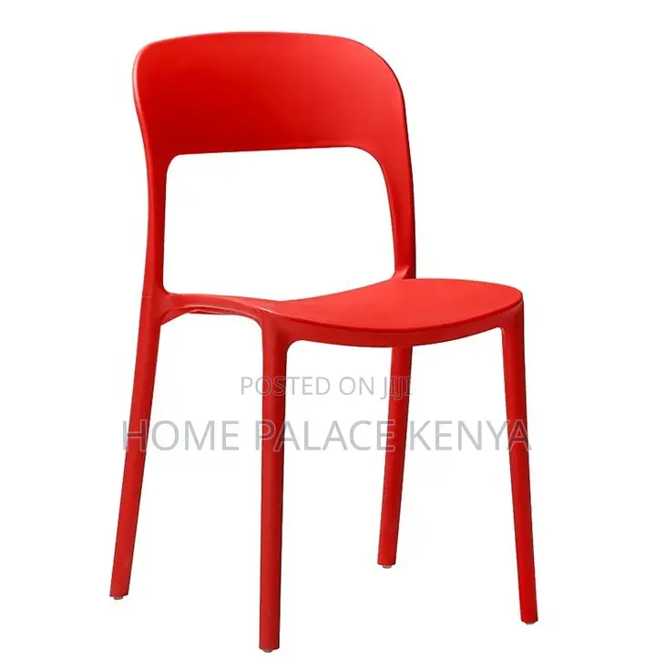 Plastic Chair: Nordic Style Stackable Plastic Dining Chair