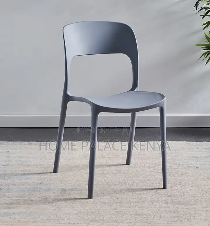 Plastic Chair: Nordic Style Stackable Plastic Dining Chair
