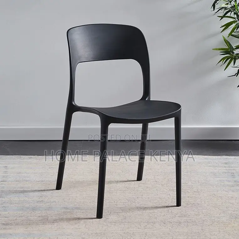 Plastic Chair: Nordic Style Stackable Plastic Dining Chair