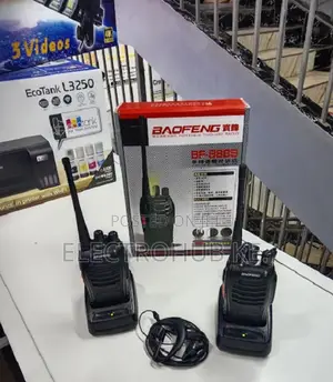 Baofeng Portable Walkie Talkie Pair Rechargeable Radio Set