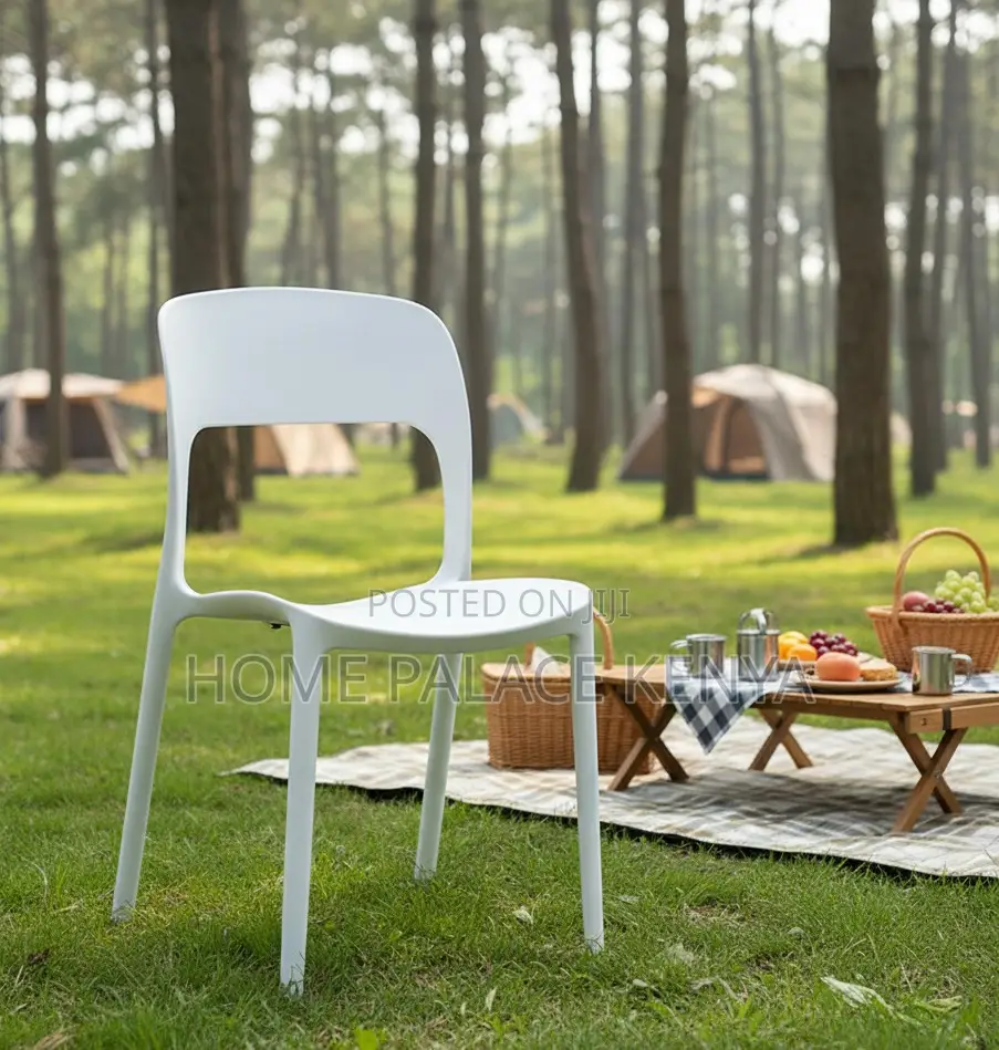 Plastic Chair: Nordic Style Stackable Plastic Dining Chair
