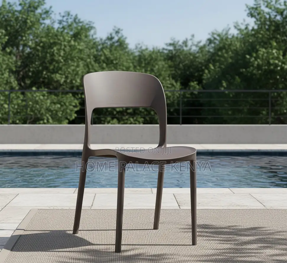 Plastic Chair: Nordic Style Stackable Plastic Dining Chair