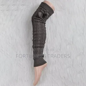 Knitted Thick Leg Warmer.