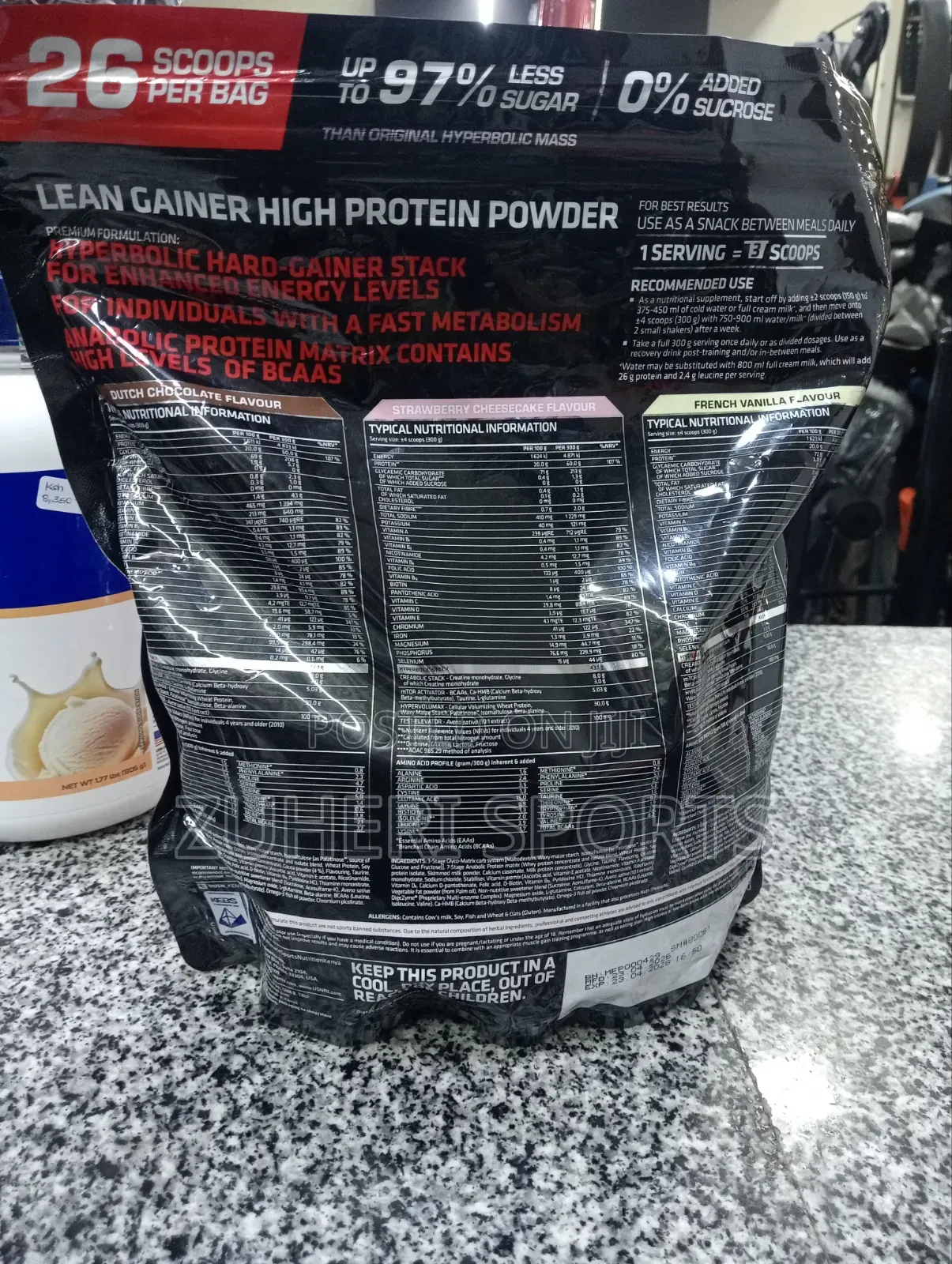 Usn Hyperbolic Mass :2kg Vanilla