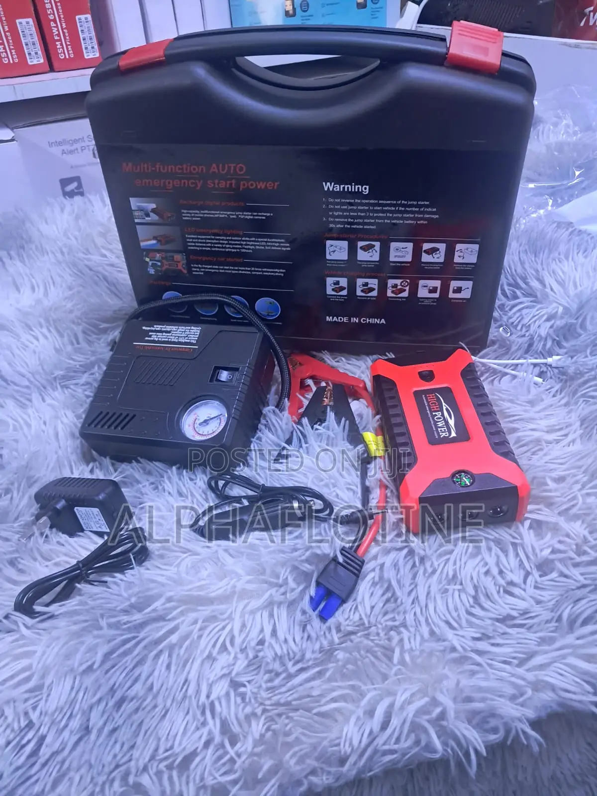 High Power Battery Jump Starter Kit