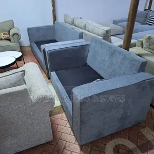 Modern Deep Fabric 3 Seater Sofa