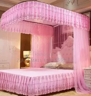 Double Stand Mosquito Net 5*6 Heavy-Duty 5x6 Rail Mosquito Net