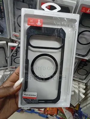 Google Pixel 10 or Pixel 10 Pro Premium Transparent Magnetic Case