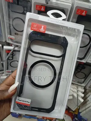 Google Pixel 10 or Pixel 10 Pro Premium Transparent Magnetic Case
