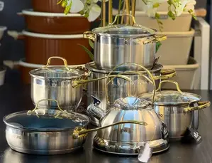 All Types of Stove Friendly Stainless Steel Jio Germany 12pcs