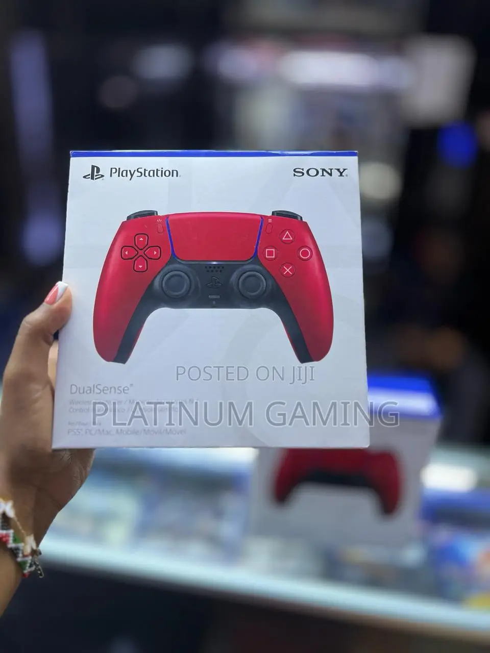 Volcanic Red Dps5 Wireless Controller