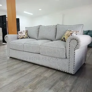 White Sofas 3 Seater and 2 Seater