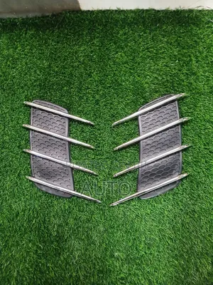 Universal Car Side Fender Air Vent Decorative Chrome Black Sport Style