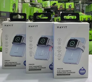Havit *3 in 1* 10000mah 20w *Magnetic Wireless* Charging Power Bank