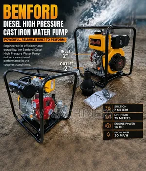 Heavy Duty 14hp High Pressure Diesel Water Pump