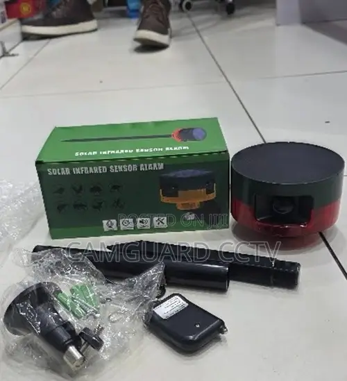 Solar Powered Motion Sensor Alarm With Remote Control