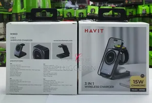 Havit W3103 *3-in-1* Phone, Iwatch, Airpods *Wireless Charger*