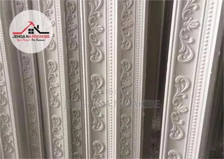 Gypsum Powder Cornices 4inch