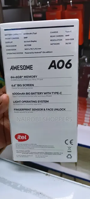 New Itel A06 64 GB