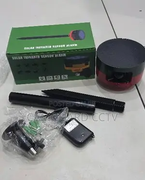 Solar Infrared Intruder Alarm With Loud Siren