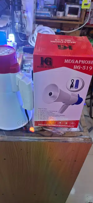 Handheld Megaphone With Microphone Voice Recorder Speaker