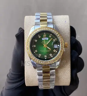 Rhinestones Detailed Ladies Quartz Rolex