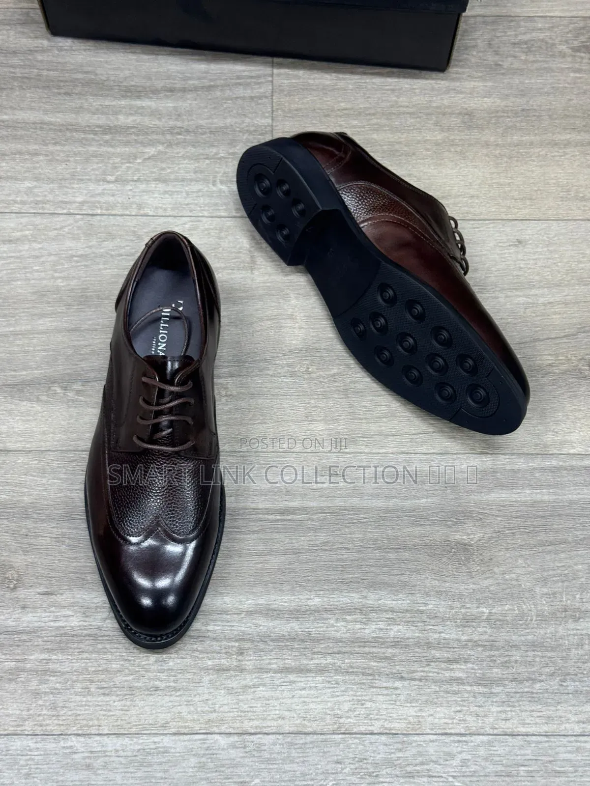 Black/Brown Billionaire Official Shoes