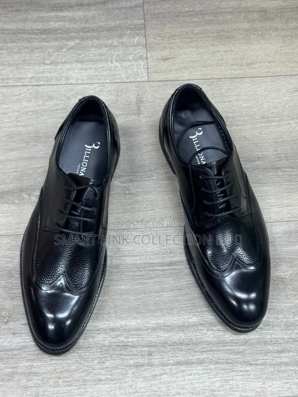 Black/Brown Billionaire Official Shoes