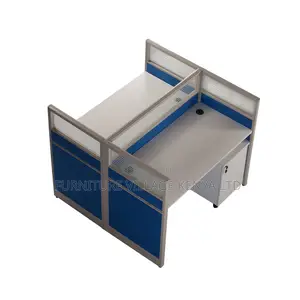 2-Seater Modern Modular Office Workstation