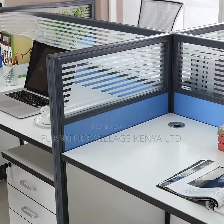 2-Seater Modern Modular Office Workstation